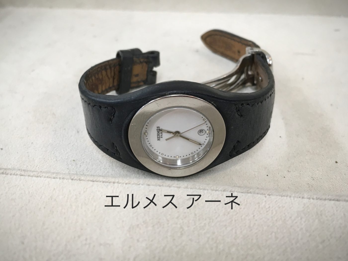 エルメス アーネ クリッパーの腕時計電池交換 メンテナンスオプト オプトナカムラのメンテナンス リフォーム